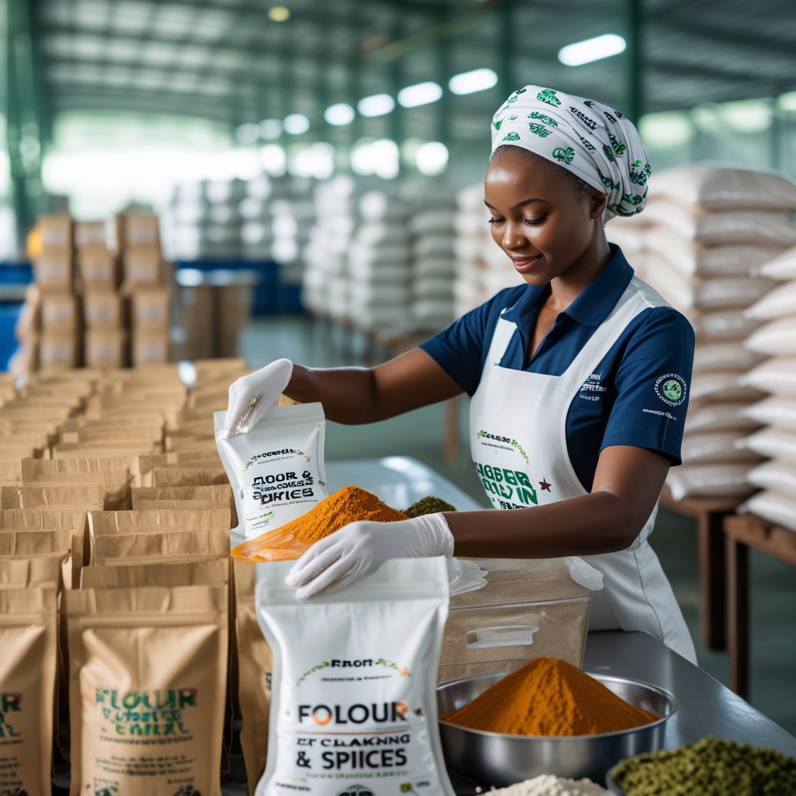 A clean welllit food processing facility emjay farms and food proceesing