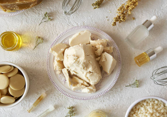 shea butter and essential oils